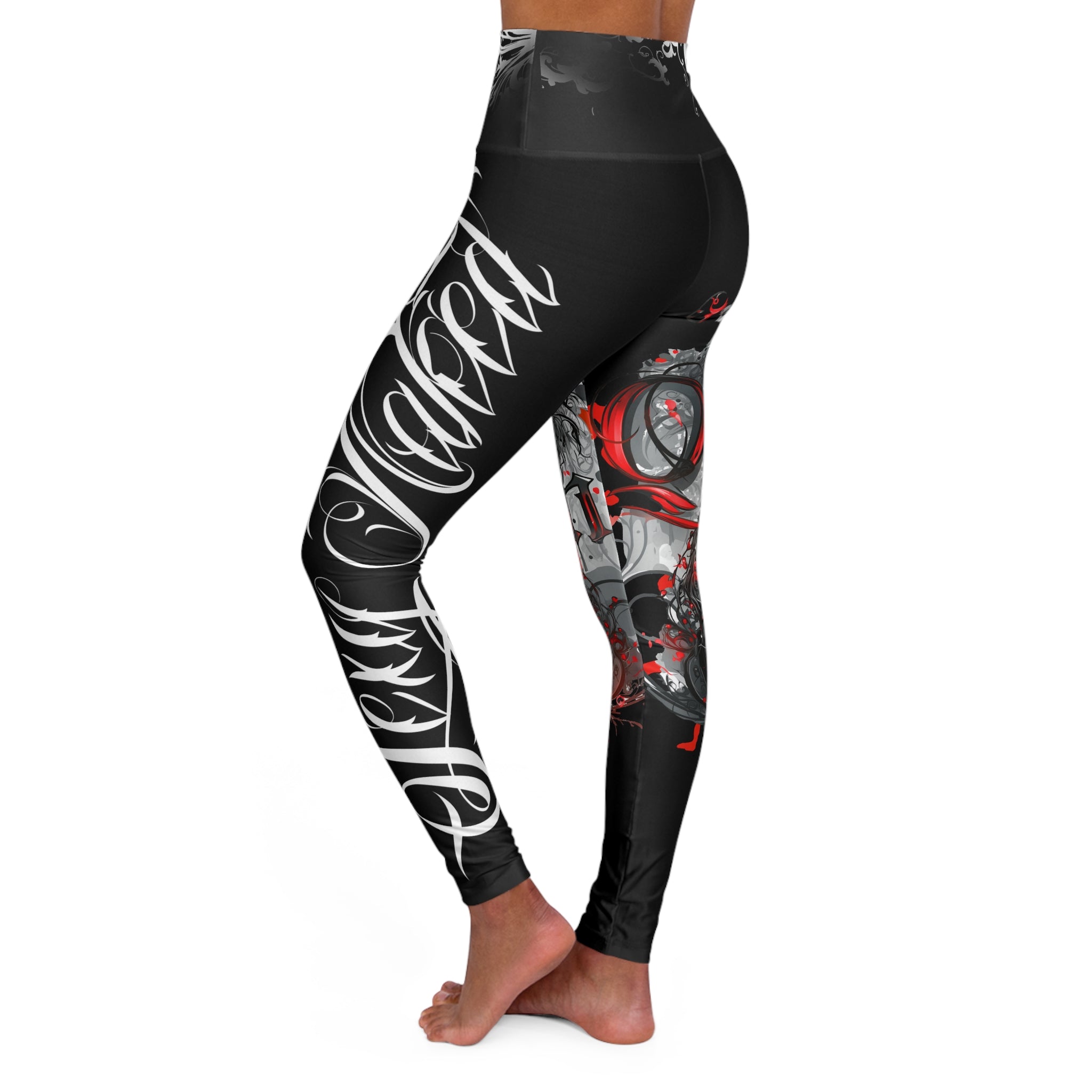 High Waisted Yoga Leggings — High Waist Performance Leggings for Yoga & Everyday Sexy Naked Wear