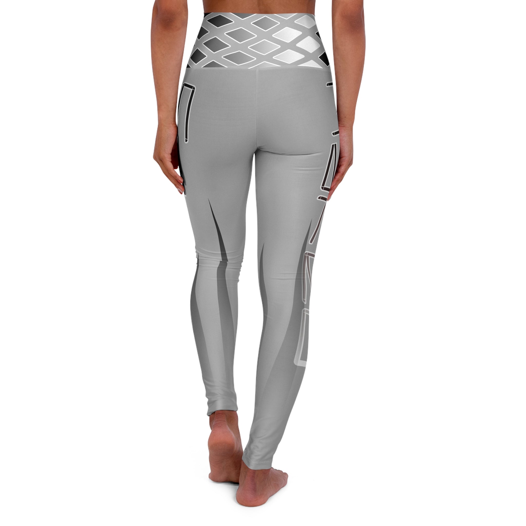 Sexy Naked Leggings Grey with Diamonds.