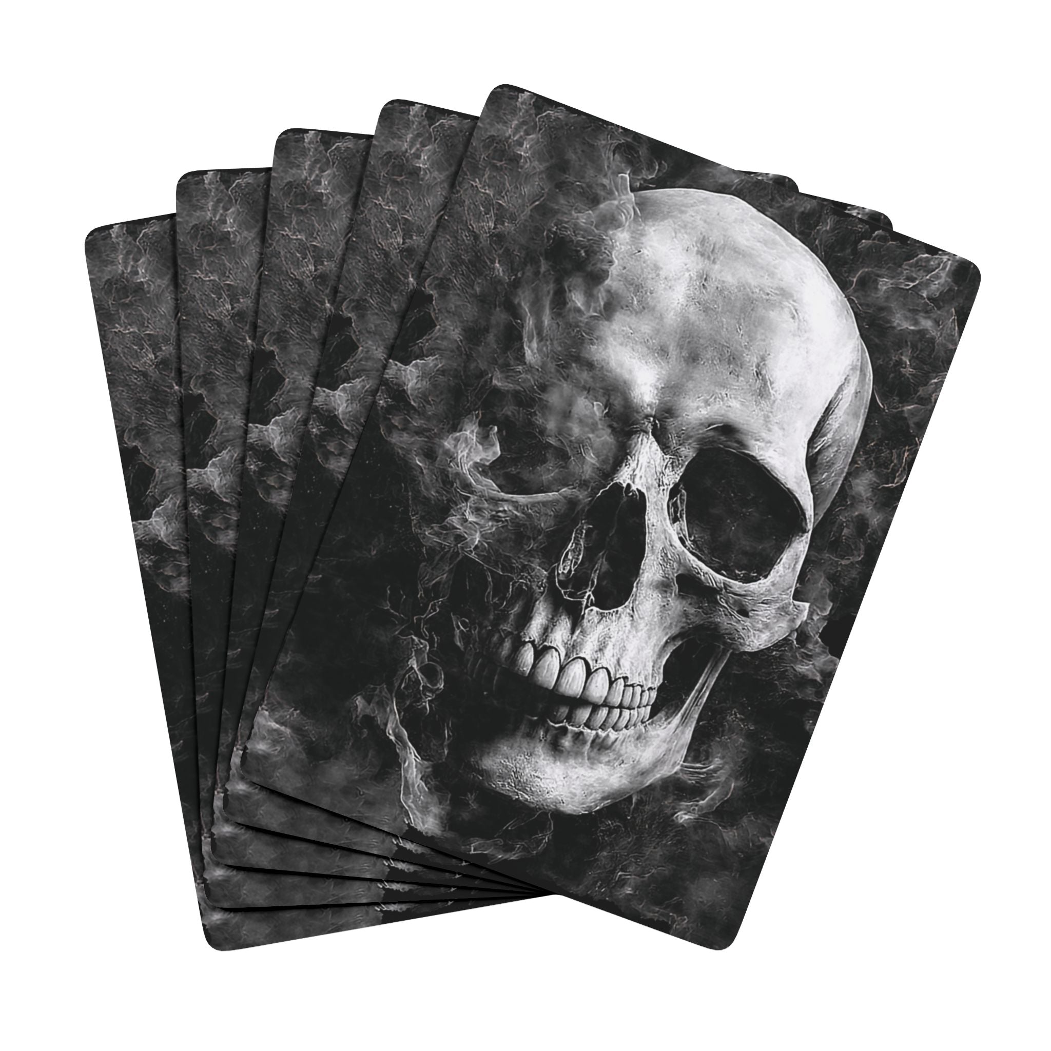 Gothic Skull Playing Cards Set - Unique Poker Deck with Ace of Spades Design