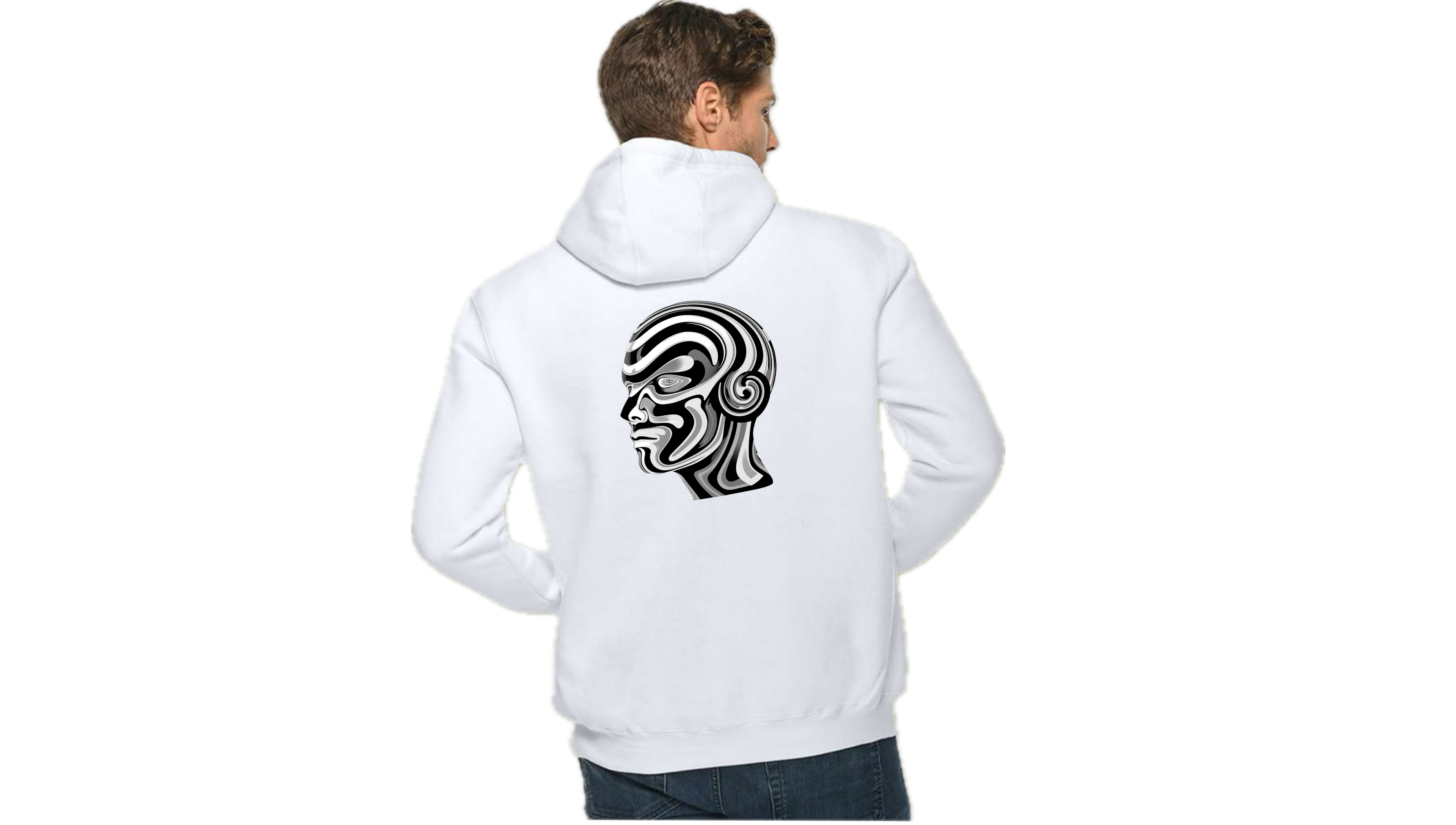 Head Design Hoodie By Sexy Naked