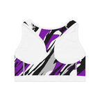 Abstract Camo Sports Bra