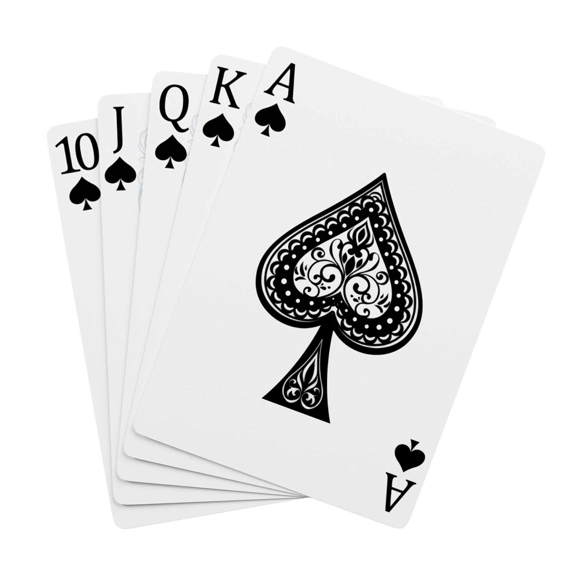 Gothic Skull Playing Cards Set - Unique Poker Deck with Ace of Spades Design