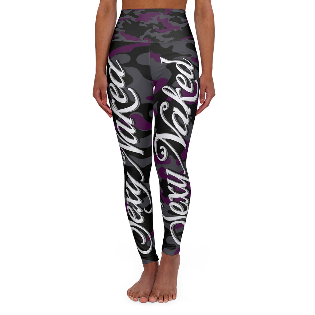 Stylish High Waisted Yoga Leggings - Say Naked Camo Print
