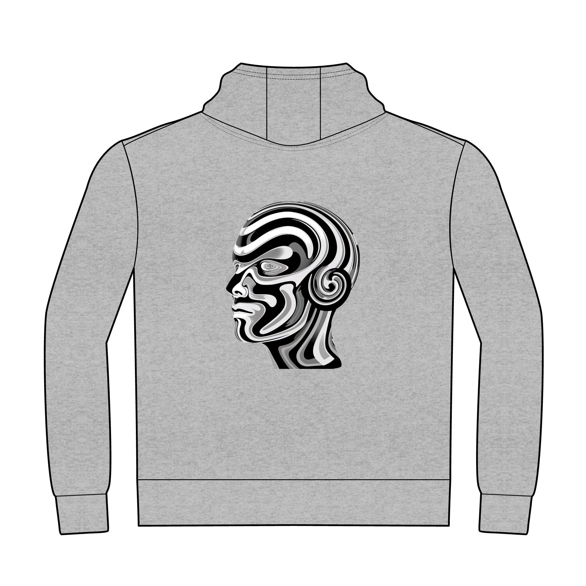 Head Design Hoodie By Sexy Naked